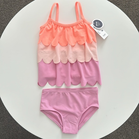 OshKosh B'gosh Other - OshKosh B’gosh Scalloped 2 Piece Swimsuit 18 Months